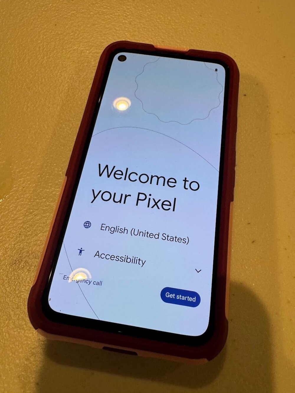 Google Pixel 4a Unlocked Smartphone with OtterBox Case - Excellent Condition